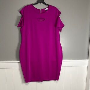 Elegant Magenta Dress